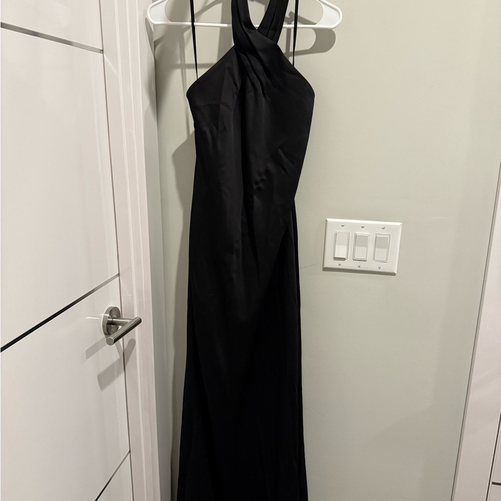 BHLDN Black Ruby Twist Dress
